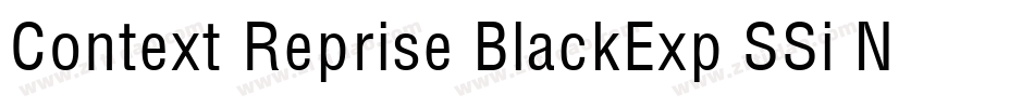 Context Reprise BlackExp SSi Normal字体转换